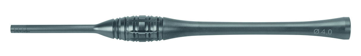 Osteotome Instrument Straight Concave Tip Ø4.0mm TOUCHGRIP Design Helmut Zepf 47.748.41HZU Surgical Bone Tool