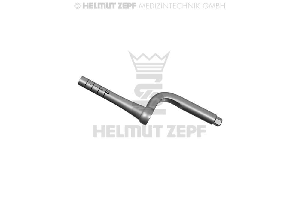 Hollow Cylinder Dental Osteotome Insert Ø 4.0mm by Dr. Volmer & Dr. Rainer Valentin | Helmut Zepf No. 47.750.04