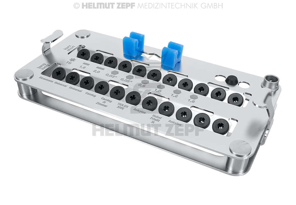 Instrument Rack/Tray for Prosthetic Set 47.830.00 by Helmut Zepf No. 47.830.01 Surgical Tray
