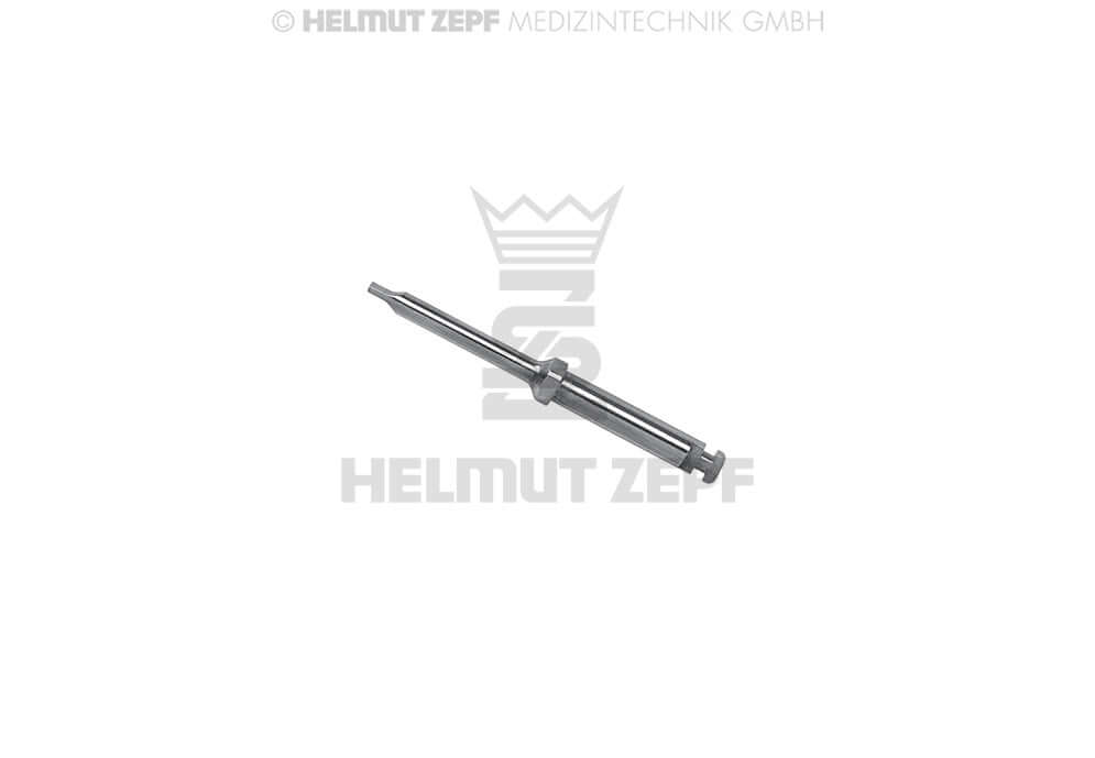 Wrench Screwdriver 1.6mm Flat Long with Dental Lock by Helmut Zepf No.47.833.02 for Precise Torque