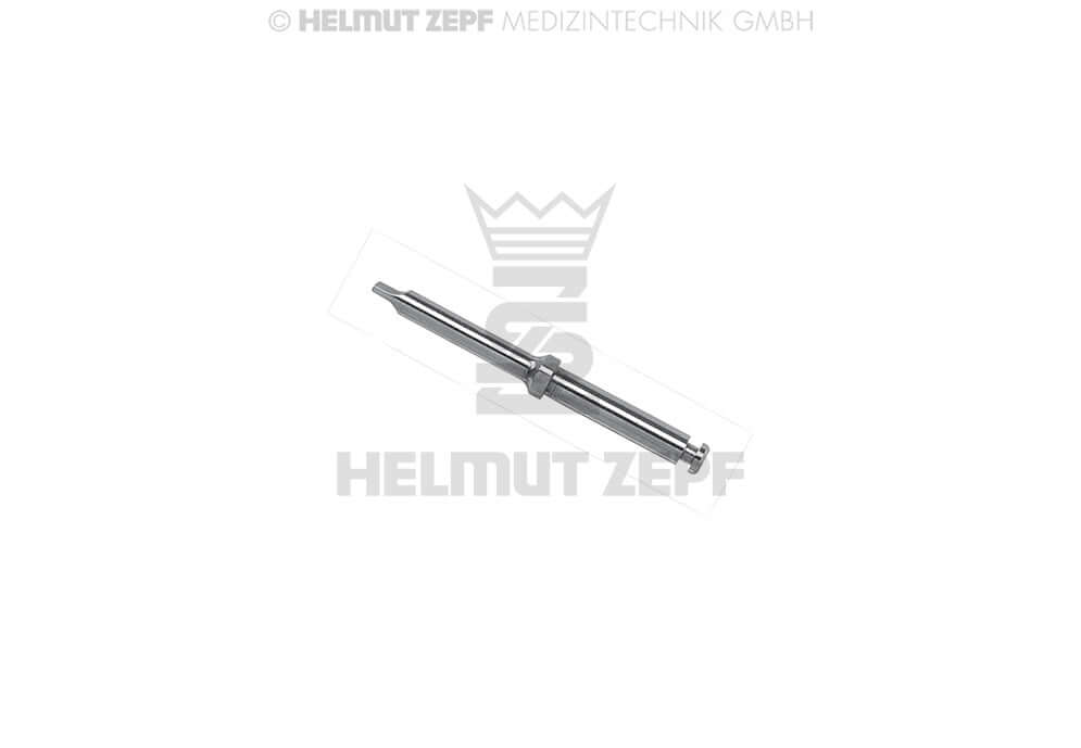 Wrench Screwdriver 2.0mm Long with Dental Lock by Helmut Zepf No.47.833.03 for Hex Drive Components
