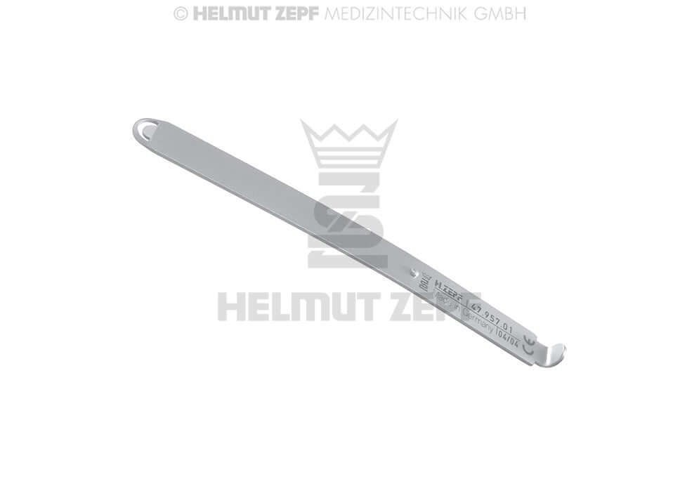 ZEPF Bone Scraper Blade by Helmut Zepf No. 47.957.01 - Surgical Dental Instrument