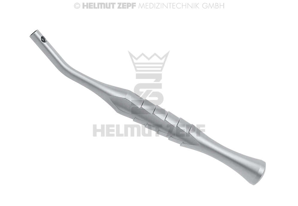Angled Bone Scraper Handle for Bone Scraper II Ø 6 by Helmut Zepf No. 47.957.65