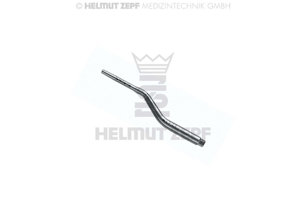 Osteotome Insert Convex Angulated Ø 2.3-2.8mm Helmut Zepf No.47.961.28 for precise dental implant procedures