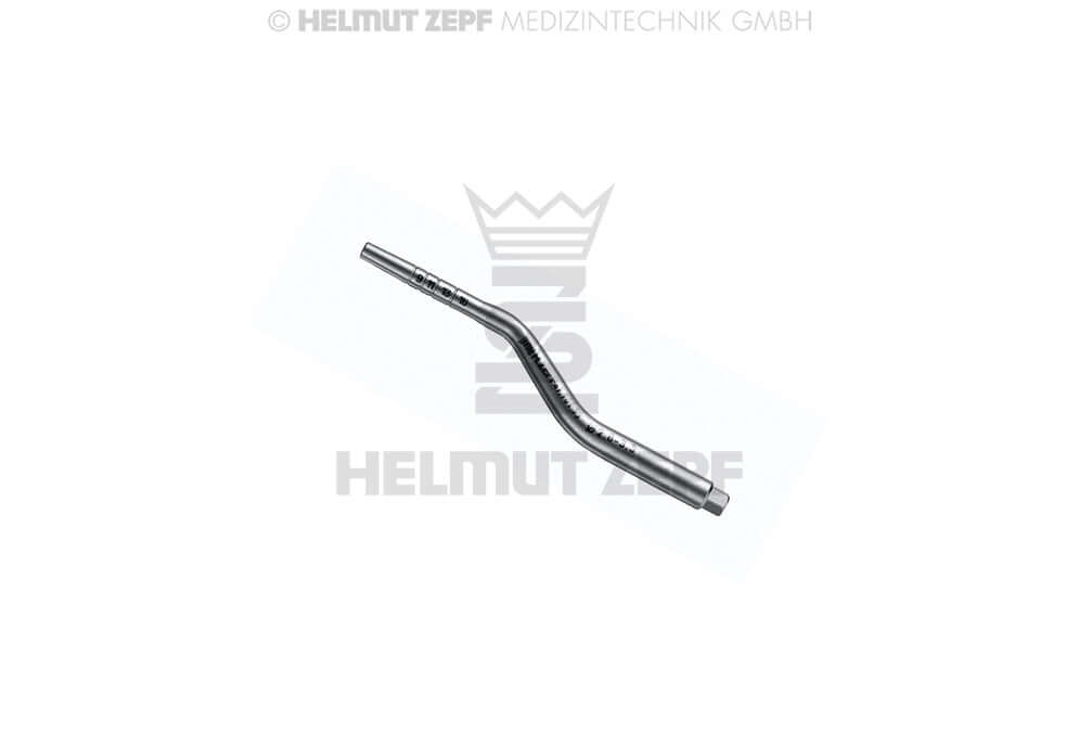 Osteotome Insert Convex Angulated Ø 2.8-3.3mm by Helmut Zepf No.47.961.33 for precise dental bone surgery