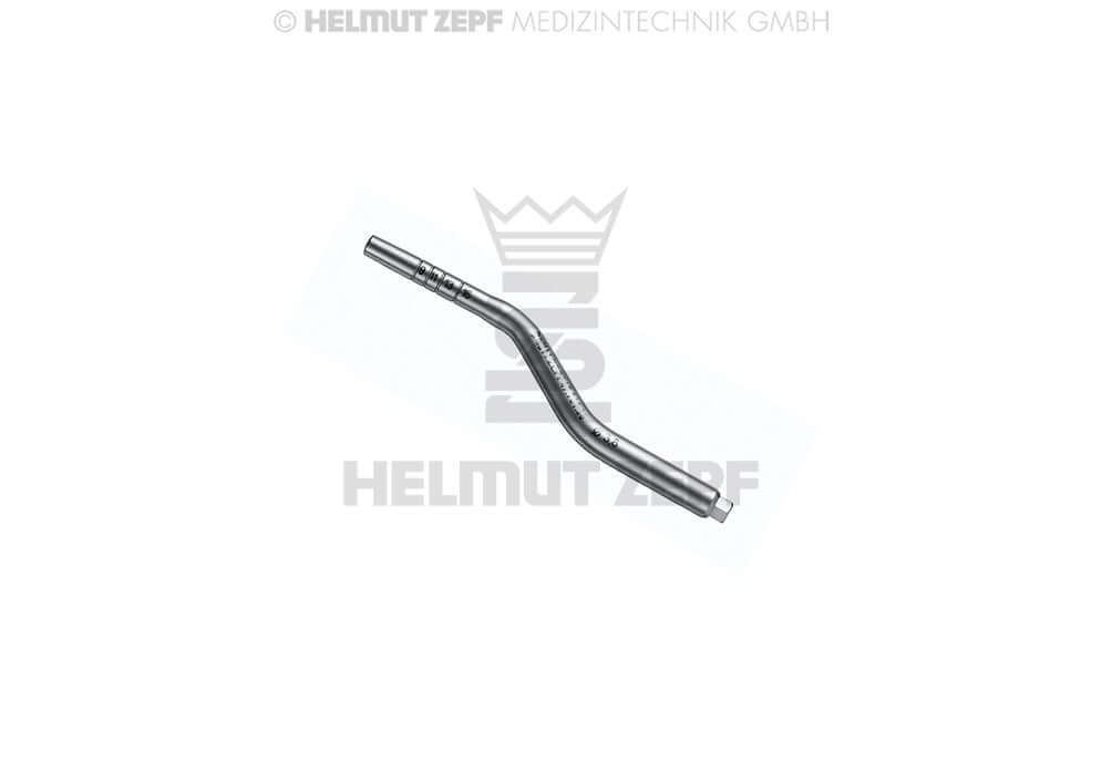 Osteotome Insert Convex Angulated Ø 3.4-3.8mm Helmut Zepf No. 47.961.38 for bone condensation in implantology