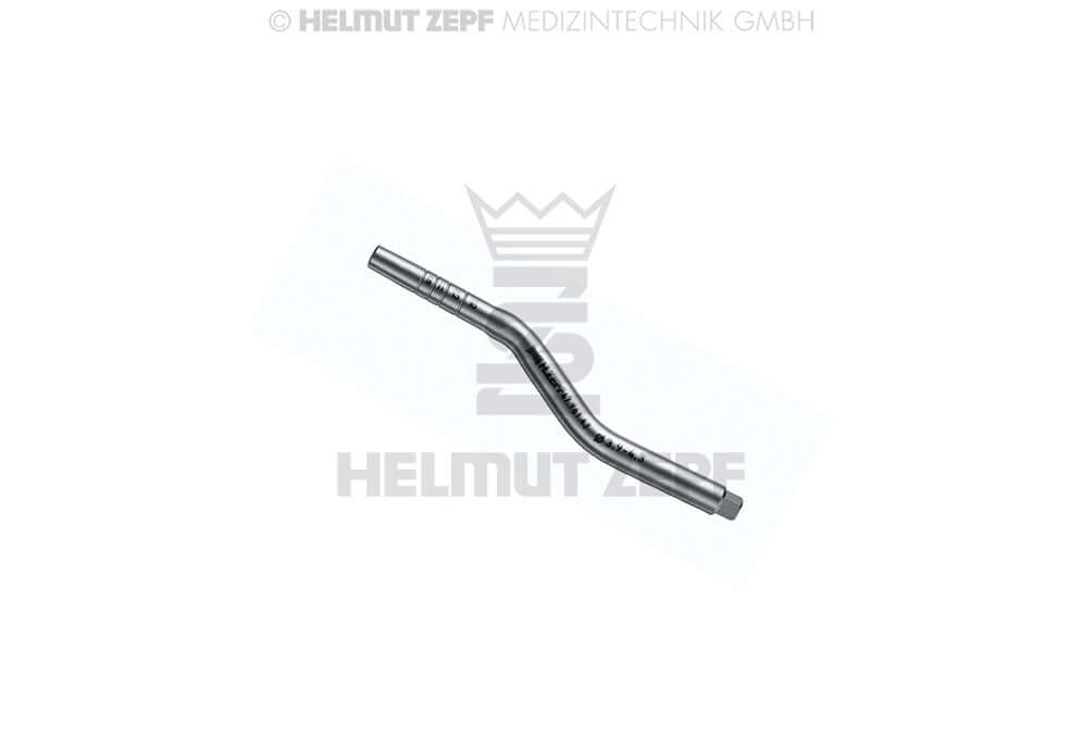 Osteotome Insert Convex Angulated Ø 3.9-4.3mm Helmut Zepf No.47.961.43 for Precise Dental Implant Surgery