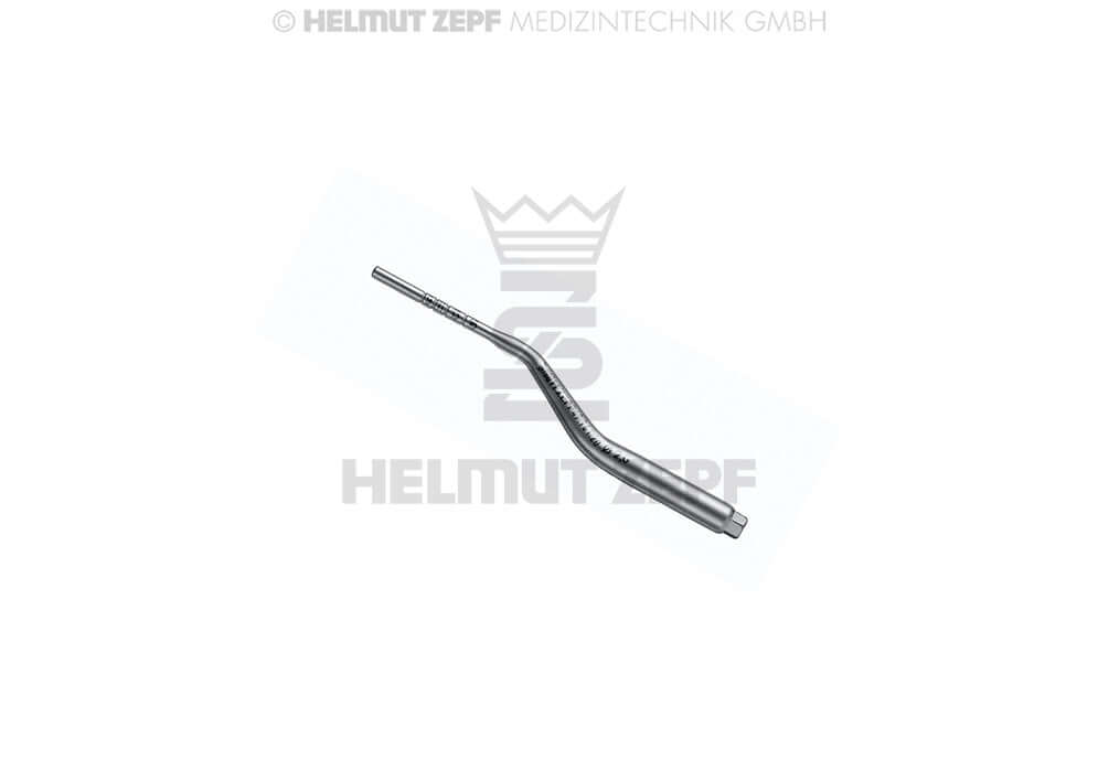 Osteotome Insert Concave Angulated Ø 2.0 by Helmut Zepf No. 47.962.20 for precise dental bone surgery