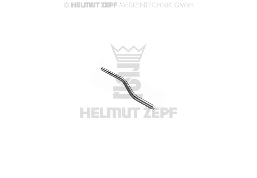 Osteotome Insert Concave Angulated Ø 3.4-3.8mm by Helmut Zepf No. 47.962.38 for precise dental use
