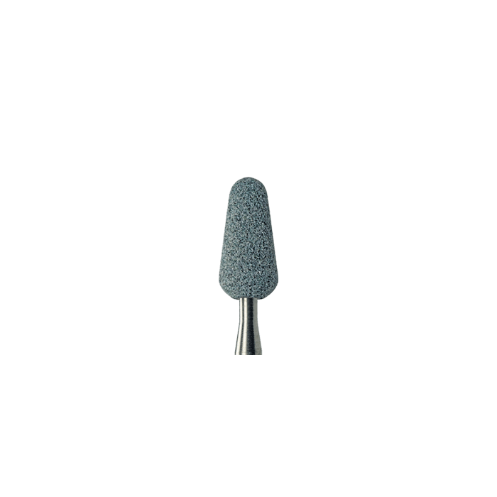 671 050 RA green medium grit dental abrasive cone-shaped polishing tool for crown, bridge, and veneer applications