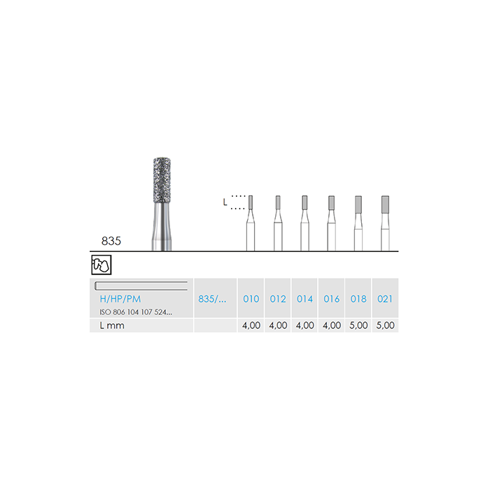 Busch 835 014 HP DIAMOND - (Pack of 2) Bur Made in Germany