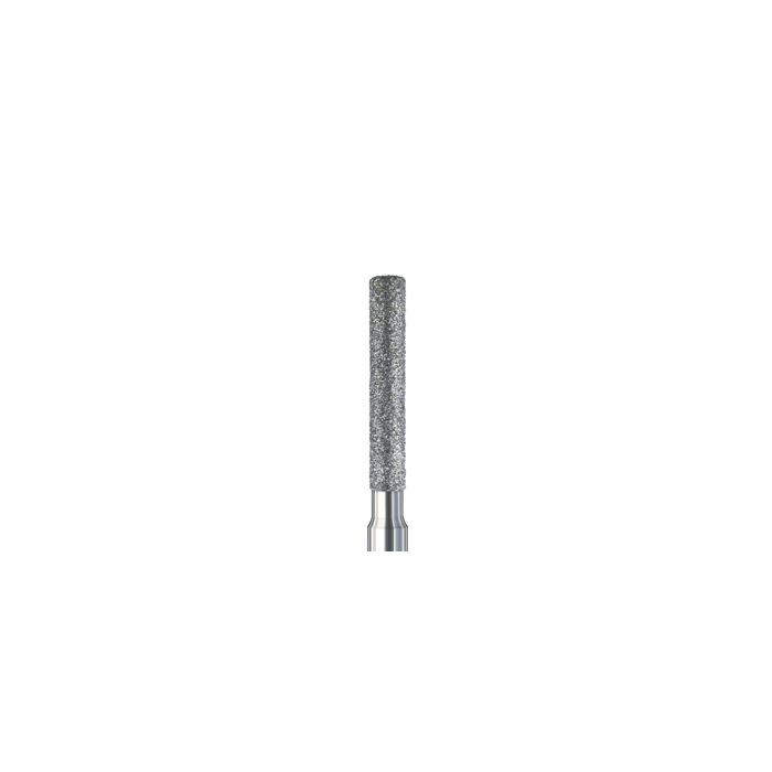 842 014 FG diamond cylinder flat medium grit dental bur for crown preparation, pack of 6