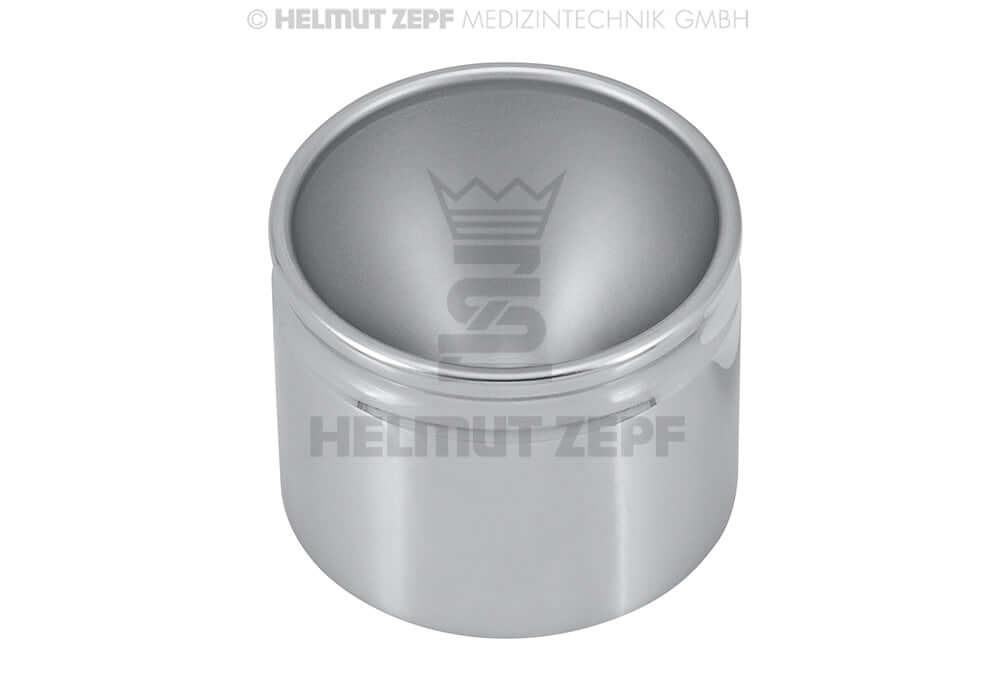 Dental Mixing Cup Stainless Steel Ø 4 cm Prophylaxis Cup by Helmut Zepf No. 85.251.14