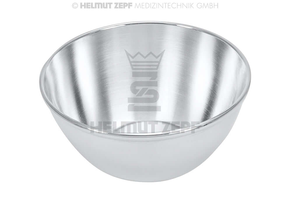 Dental Surgical Bowl Stainless Steel Round Ø 80mm x 40mm High 0.14L by Helmut Zepf No. 85.252.140