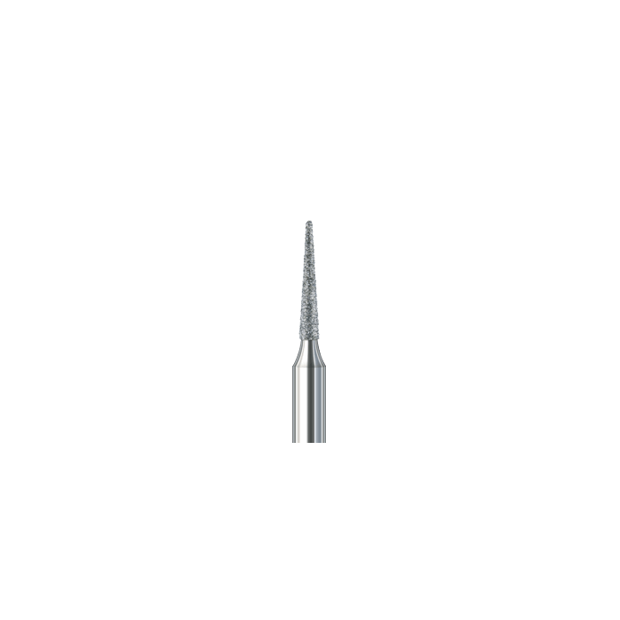 858 014 FG diamond cone pointed dental bur, medium grit, for crown preparation and filling treatment, pack of 6