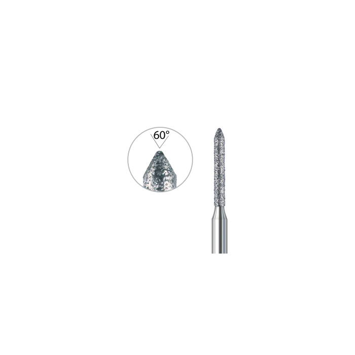 Busch 885 012 FG DIAMOND - (Pack of 6) Bur Made in Germany