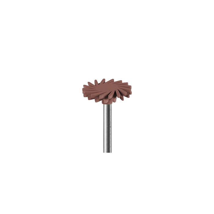 Busch 9611 140 RA POL METAL BROWN M - (Pack of 3) Bur Made in Germany