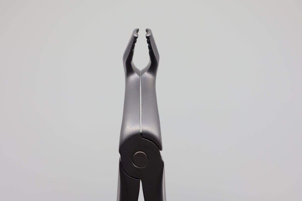 Helmut Zepf 12.267.01ZD #67A Modified upper wisdom teeth extraction forceps - open jaws front view