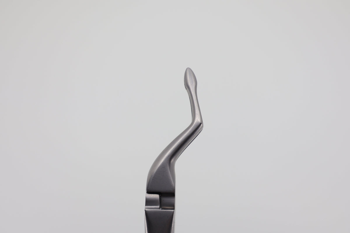 Helmut Zepf 12.051.15ZD #51Sb upper jaw root tip extraction forceps - bayonet beak side view