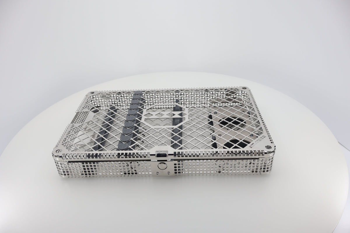 Dental instrument cassette washbasket 85.195.60, top view