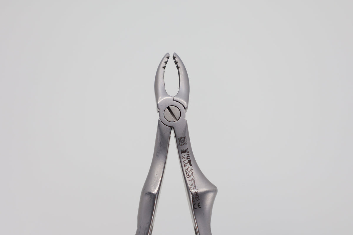 Pediatric extraction forceps #29 Roba diamond coated 10.685.29ZD, full view