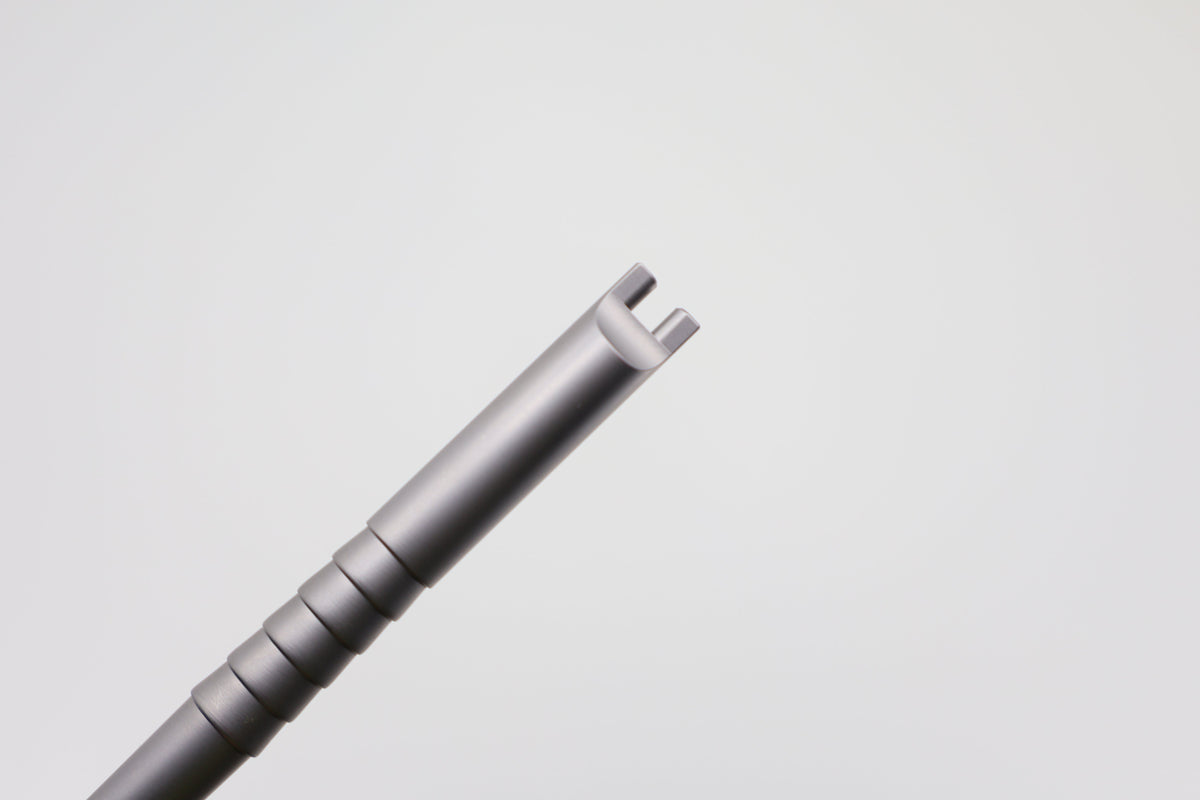 Safety Key for Exchanging Inserts, Instrument Key Only, Stainless Steel (this version is without Wing/Hand protection - Compare with 24.755.02) | Helmut Zepf No. 24.755.03