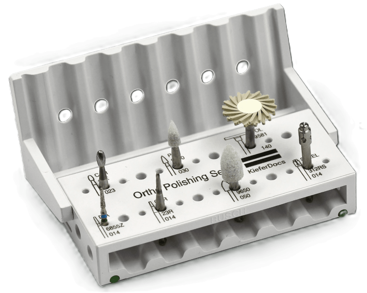 Orthodontic Polishing Bur Set by KieferDocs | Busch Mfg. No. 5433 Busch & Co. GmbH