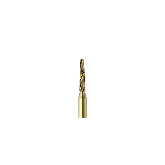 cool diamant cone round diamond dental bur CD45 014 FG medium grit crown preparation cavity fissure pack of 6
