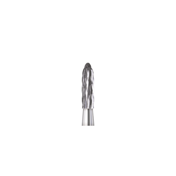 carbide bud pointed cutter for titanium midi M 428XTI medium double cut crown bridge technology pack of 2