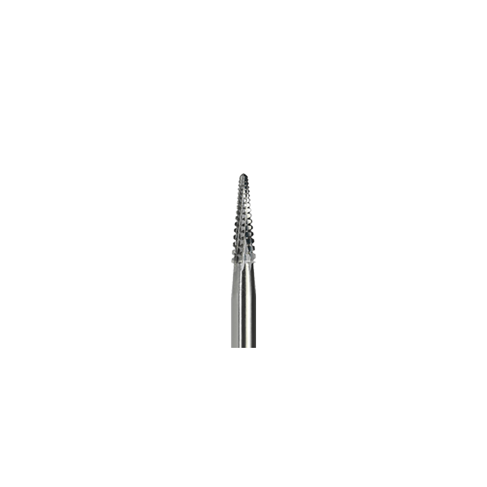 carbide cone round midi dental bur M 433MQS 023 HP medium cut cross cut plastics technology pack of 2