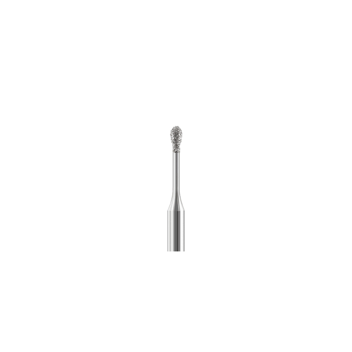 MI 830 012 micro prep diamond dental bur pear shape medium grit cavity prep ISO 806 314 293 524 012 pack of 6