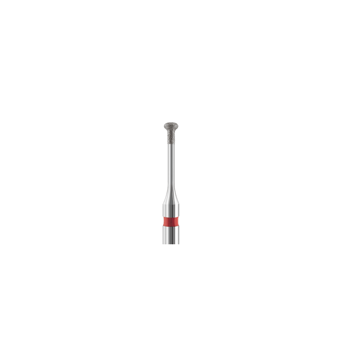 MI 8802 014 micro prep diamond dental bur fine grit round red ring cavity fissure prep ISO 806 314 104 514 014