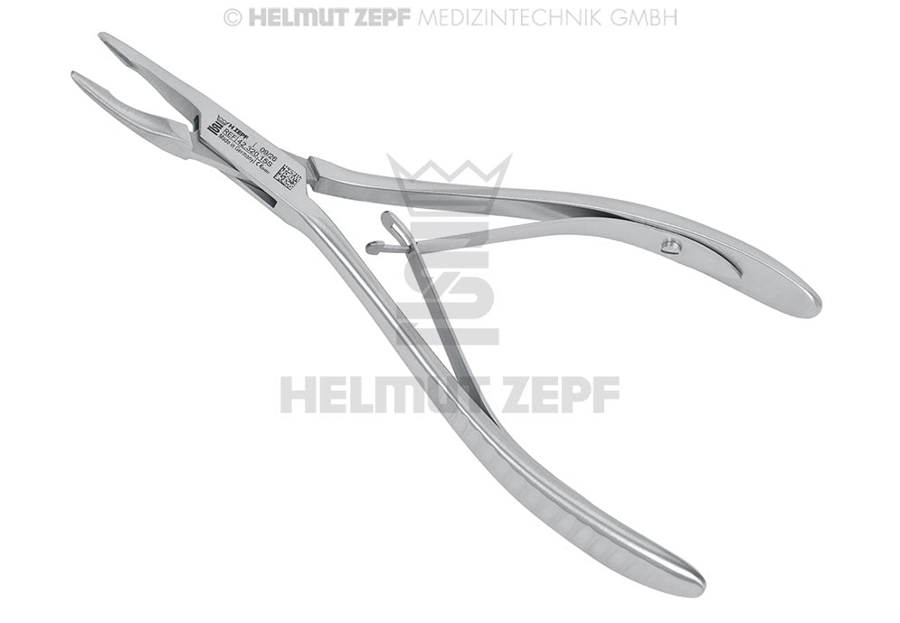 Mini Friedman Slim Bone Rongeur Forceps - 1.5 mm Jaws, 14 cm, 30° | Helmut Zepf No. 42.320.15S