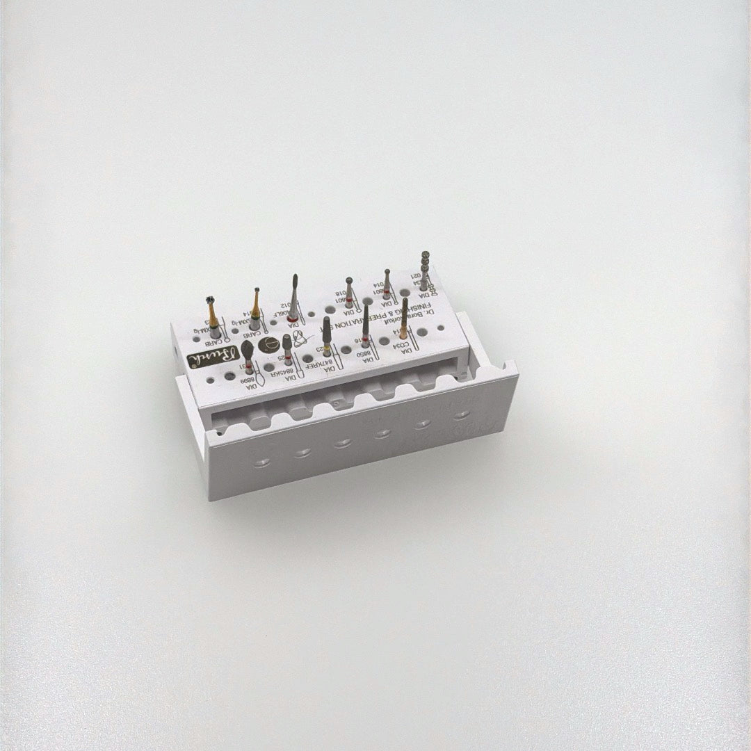 Dental Bur Finishing & Preparation Set by Dr. Bora Korkut | Busch Mfg. No. 5431
