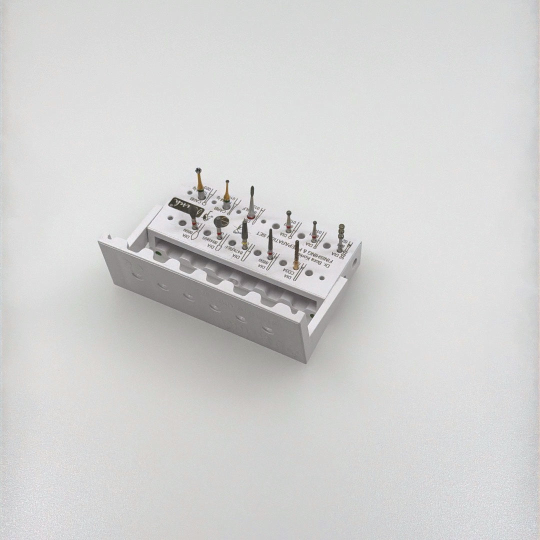 Dental Bur Finishing & Preparation Set by Dr. Bora Korkut | Busch Mfg. No. 5431