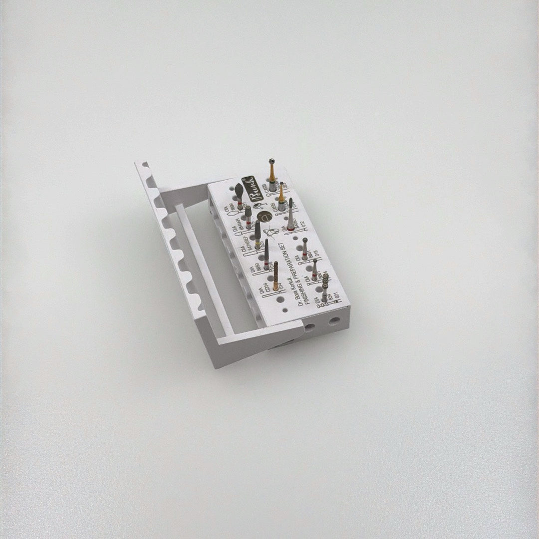 Dental Bur Finishing & Preparation Set by Dr. Bora Korkut | Busch Mfg. No. 5431