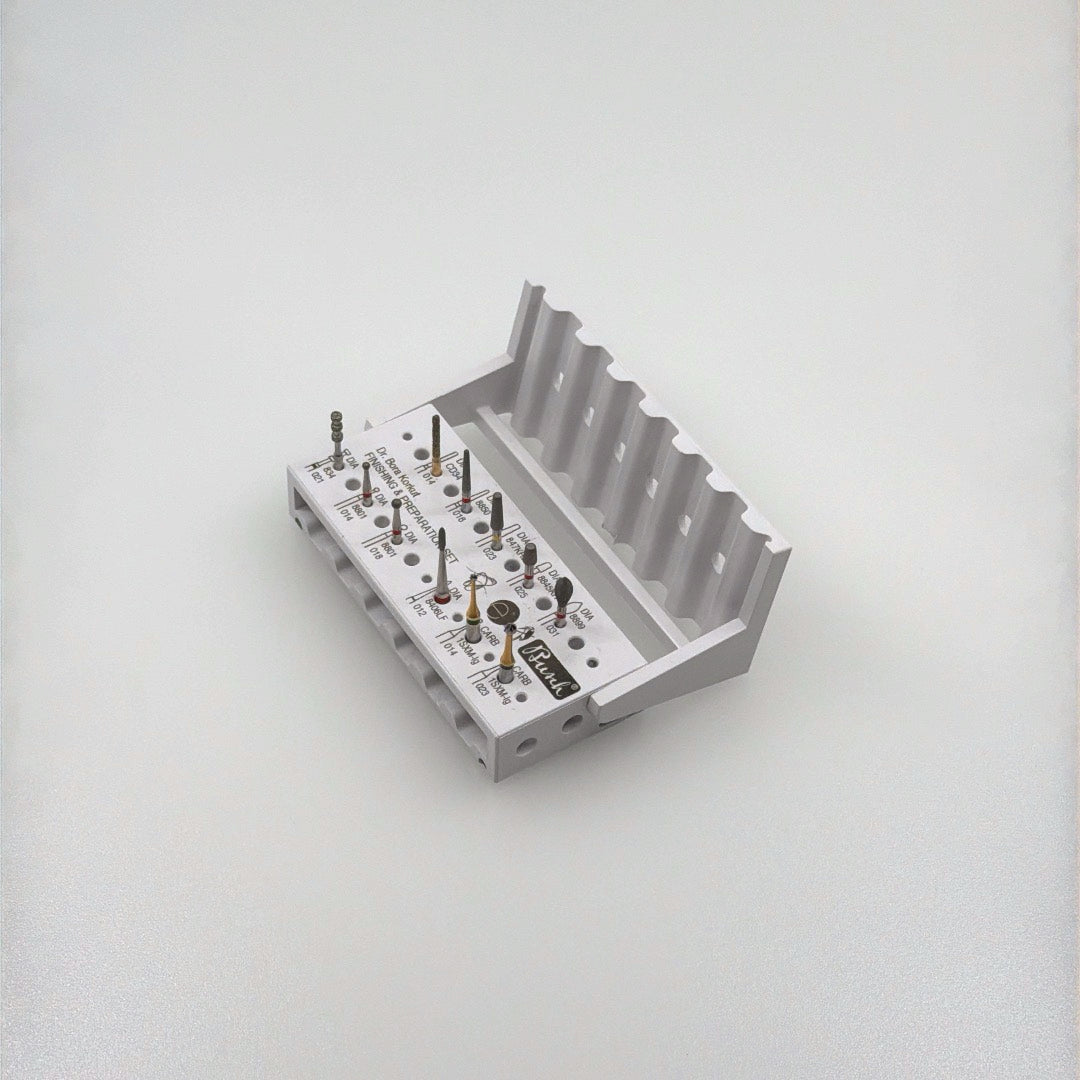 Dental Bur Finishing & Preparation Set by Dr. Bora Korkut | Busch Mfg. No. 5431