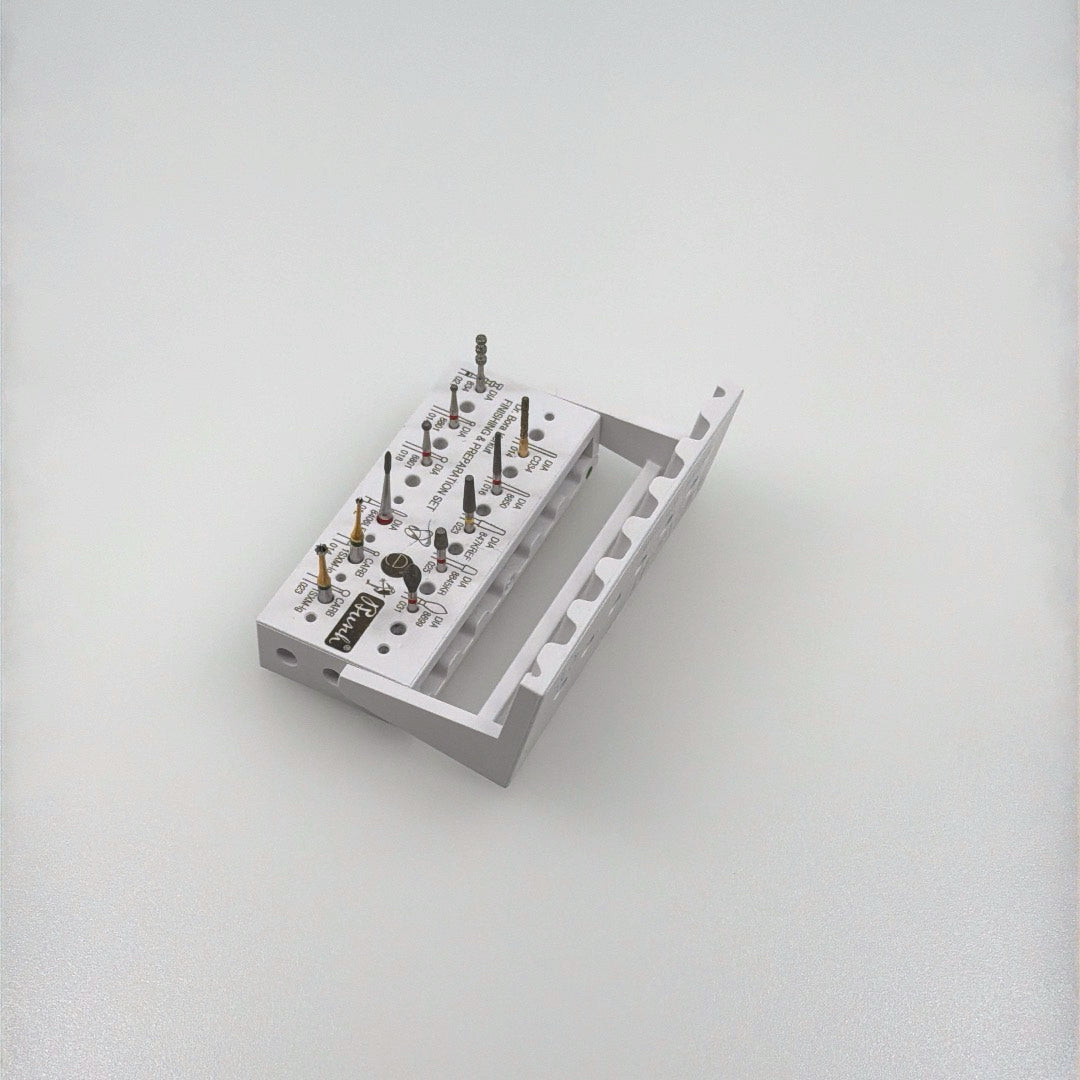Dental Bur Finishing & Preparation Set by Dr. Bora Korkut | Busch Mfg. No. 5431