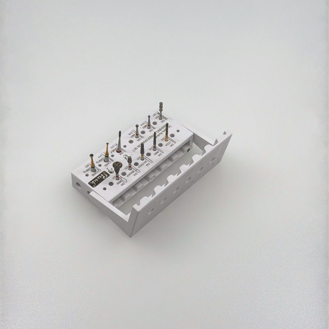 Dental Bur Finishing & Preparation Set by Dr. Bora Korkut | Busch Mfg. No. 5431