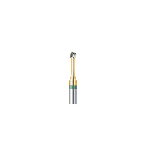 Busch 1SXM 014 SXM-Cut carbide round bur, HP shank, used for endodontic access and canal orifice location