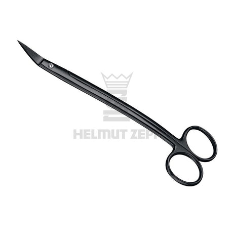 Helmut Zepf Dental Scissors black curved suture scissors for precision dental suturing and dissection procedures