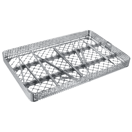 Stainless steel sterilization tray for Dental Microsurgery Instruments organization and autoclave processing