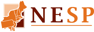 NESP Northeastern Society of Periodontists logo featuring Dental Extraction Tools exhibit by Deutsche Dental Technologien