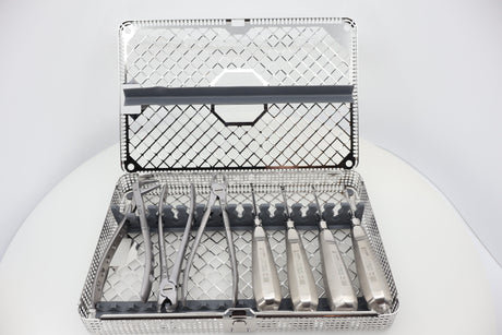 Dr. Rasner's Basic Surgical Extraction Kit: Helmut Zepf Xcision-Line extraction forceps and axial luxation root elevators