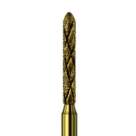 Longest Lasting Diamond Burs: Busch Cool Diamond Bur with cooling grooves for extended durability