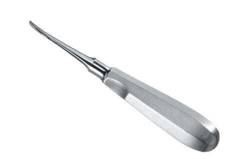 Dental Elevators curved tip stainless steel Helmut Zepf precision instrument for atraumatic tooth extractions