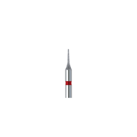 Busch No. 8392 016 fine grit red ring FG diamond needle bur for interproximal reduction (IPR), pack of 2