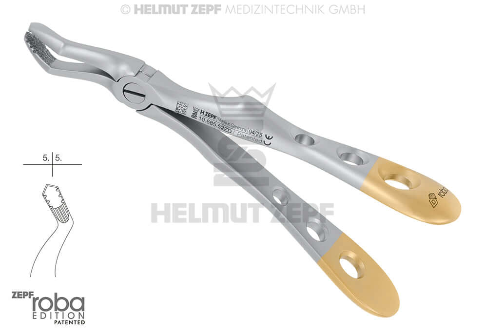 Pediatric Extraction Forceps - Diamond Tipped by Helmut Zepf