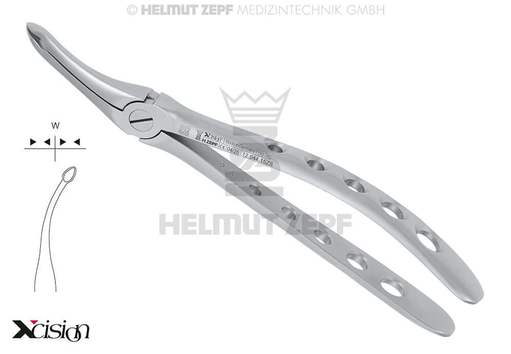 English Pattern Extraction Forceps No. 44
