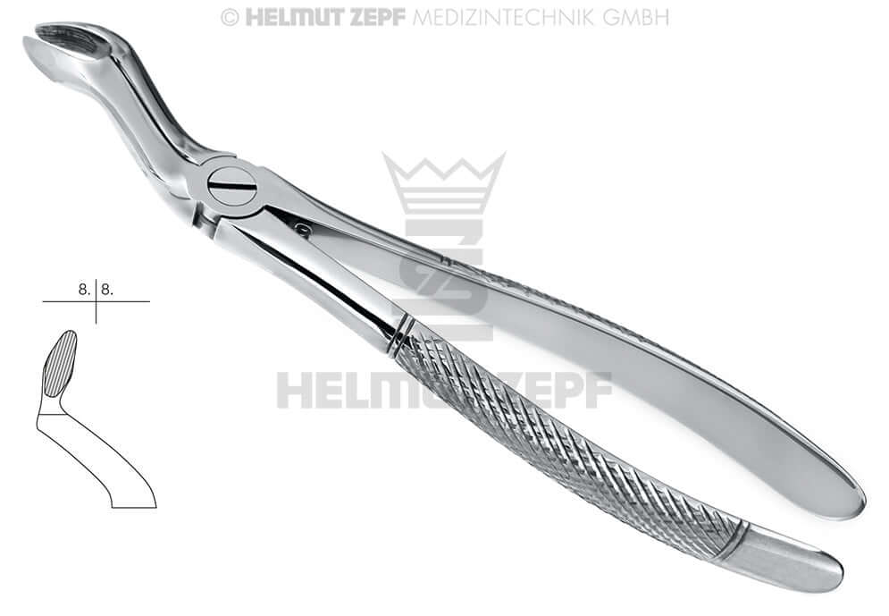 English Pattern Extraction Forceps No. 67